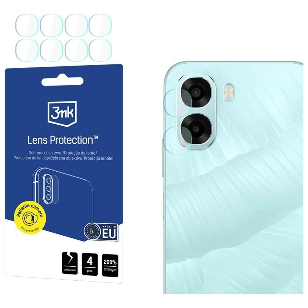 Folie sticla securizata camera foto 3mk Lens Protection compatibila cu Oppo A6X, Transparent