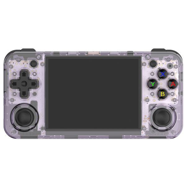 Consola portabila Anbernic RG35XX H, ARM Cortex-A53, Mali-G31 MP2, 1GB RAM LPDDR4, 64GB, Display IPS 3.5 inch, Mov / Transparent 1 Lerato.ro