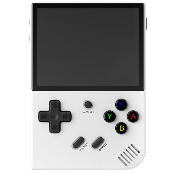 Consola portabila Anbernic RG35XX Plus, ARM Cortex-A53, G31 MP2, 1GB RAM LPDDR4, 64GB, Display IPS 3.5 inch, Alb 1 Lerato.ro