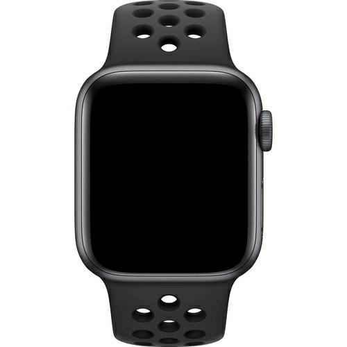 Curea din cauciuc Apple Nike Sport compatibila cu Apple Watch 38/40/41mm, Negru 1 Lerato.ro