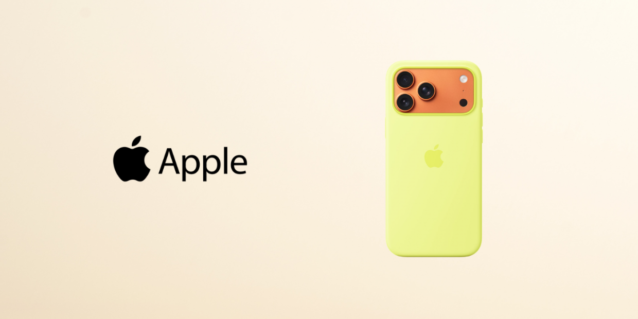 Husa Apple Silicone cu MagSafe compatibila cu iPhone 17 Pro, Galben Neon 1 Lerato.ro