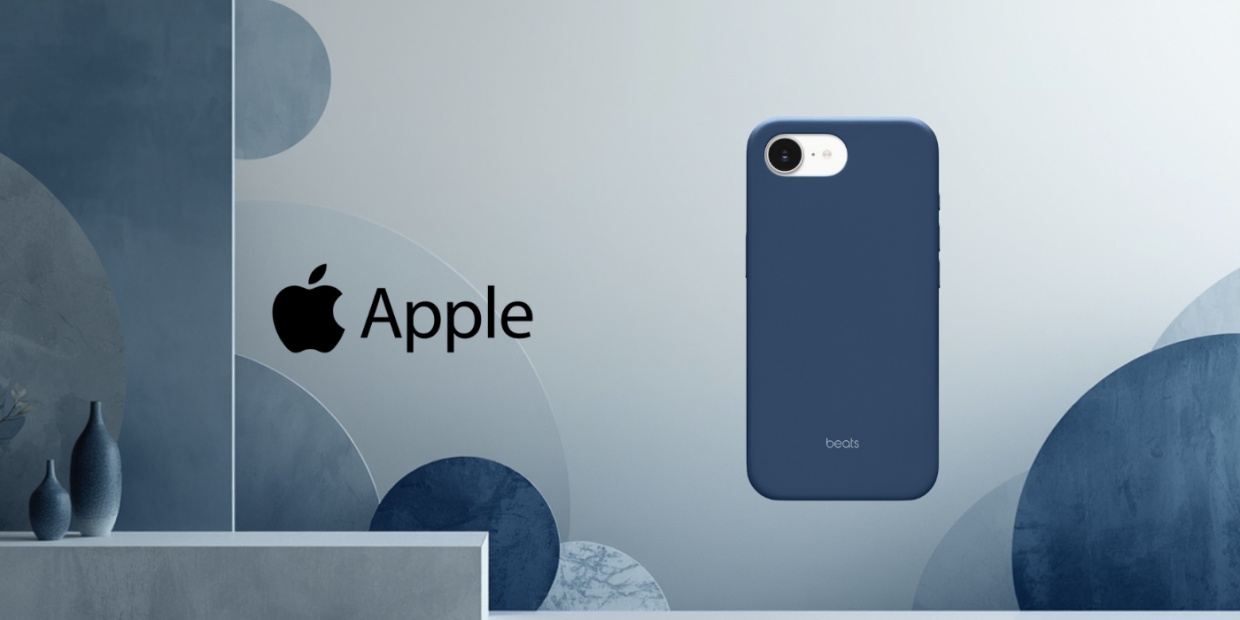 Carcasa Apple Beats cu MagSafe compatibila cu iPhone 17e / 16e, Albastru 1 Lerato.ro