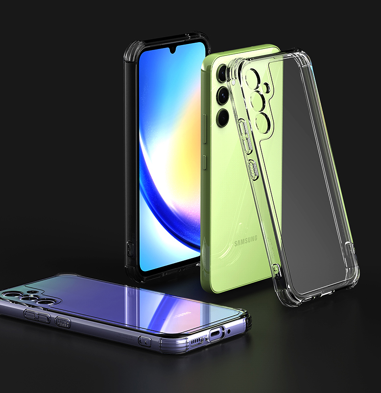 Carcasa Araree Flexield compatibila cu Samsung Galaxy A34, Transparent 1 Lerato.ro