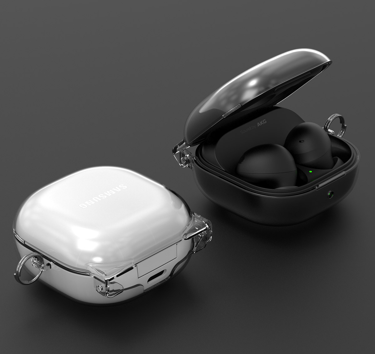 Carcasa Araree Nukin compatibila cu Samsung Galaxy Buds Pro 2 / FE, Transparent 1 Lerato.ro