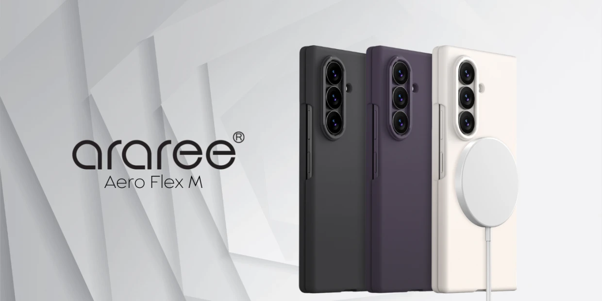 Husa Araree Aero Flex M cu MagSafe compatibila cu Samsung Galaxy Z Fold 8 Ultra, Negru 1 Lerato.ro