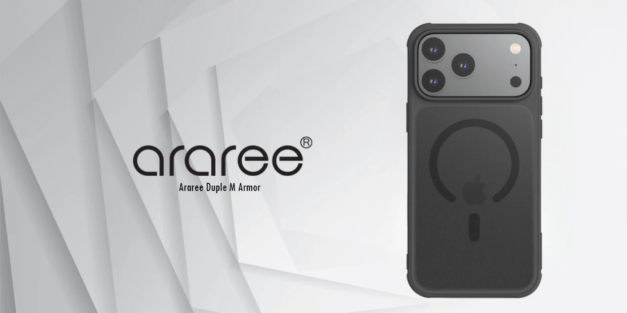 Husa Araree Duple M Armor cu MagSafe compatibila cu iPhone 18 Pro Max / 17 Pro Max, Negru 1 Lerato.ro