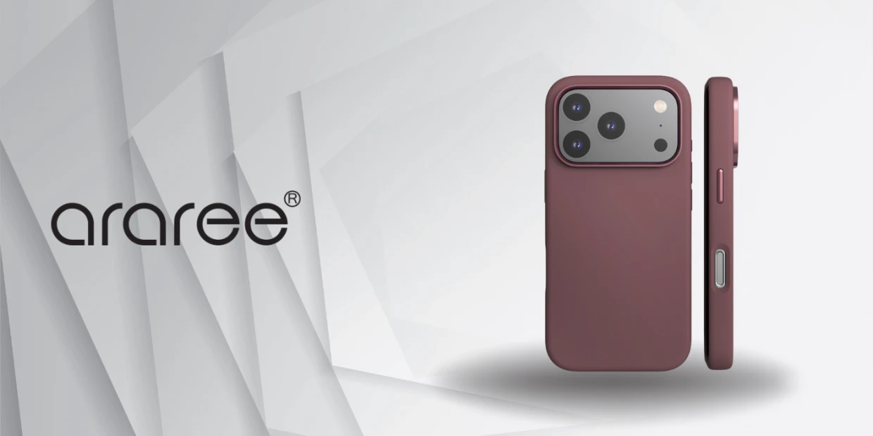 Husa Araree Typo Skin cu MagSafe compatibila cu iPhone 18 Pro / 17 Pro, Burgundy 1 Lerato.ro
