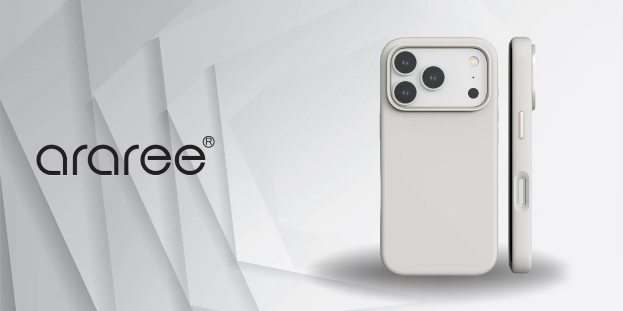 Husa Araree Typo Skin cu MagSafe compatibila cu iPhone 18 Pro / 17 Pro, Alb 1 Lerato.ro