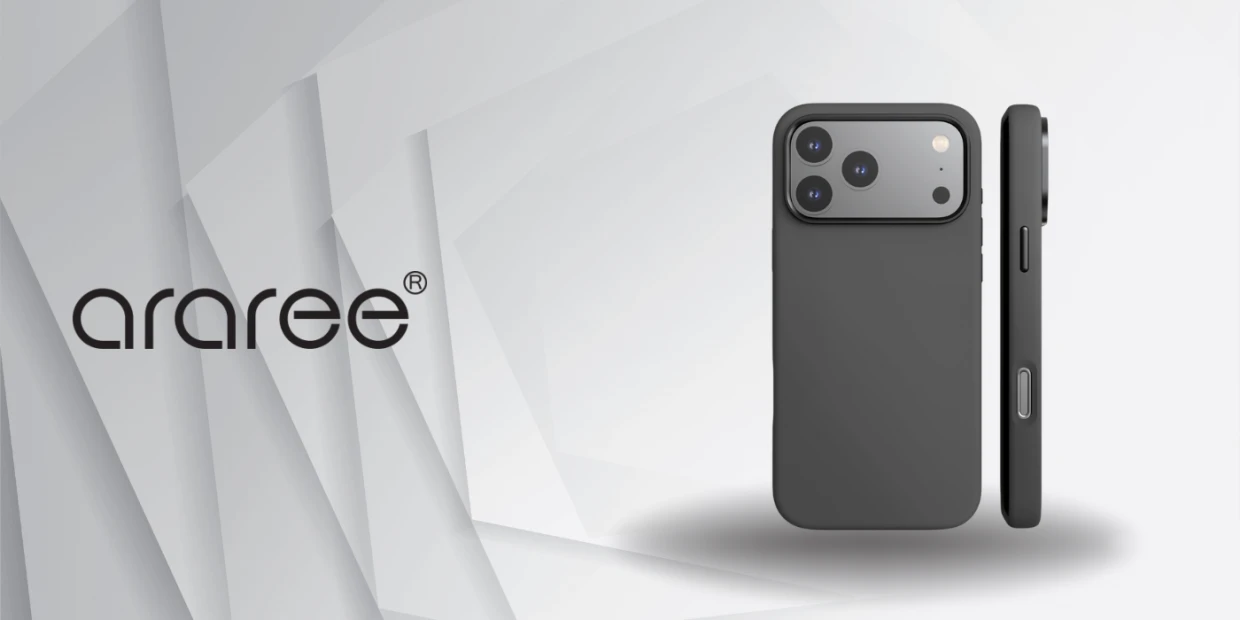 Husa Araree Duple Typo Skin cu MagSafe compatibila cu iPhone 18 Pro Max / 17 Pro Max, Negru 1 Lerato.ro