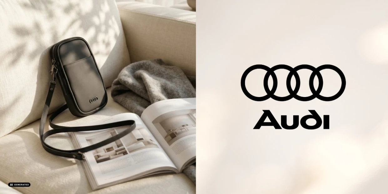 Geanta universala Audi GT Microfiber, Negru 1 Lerato.ro
