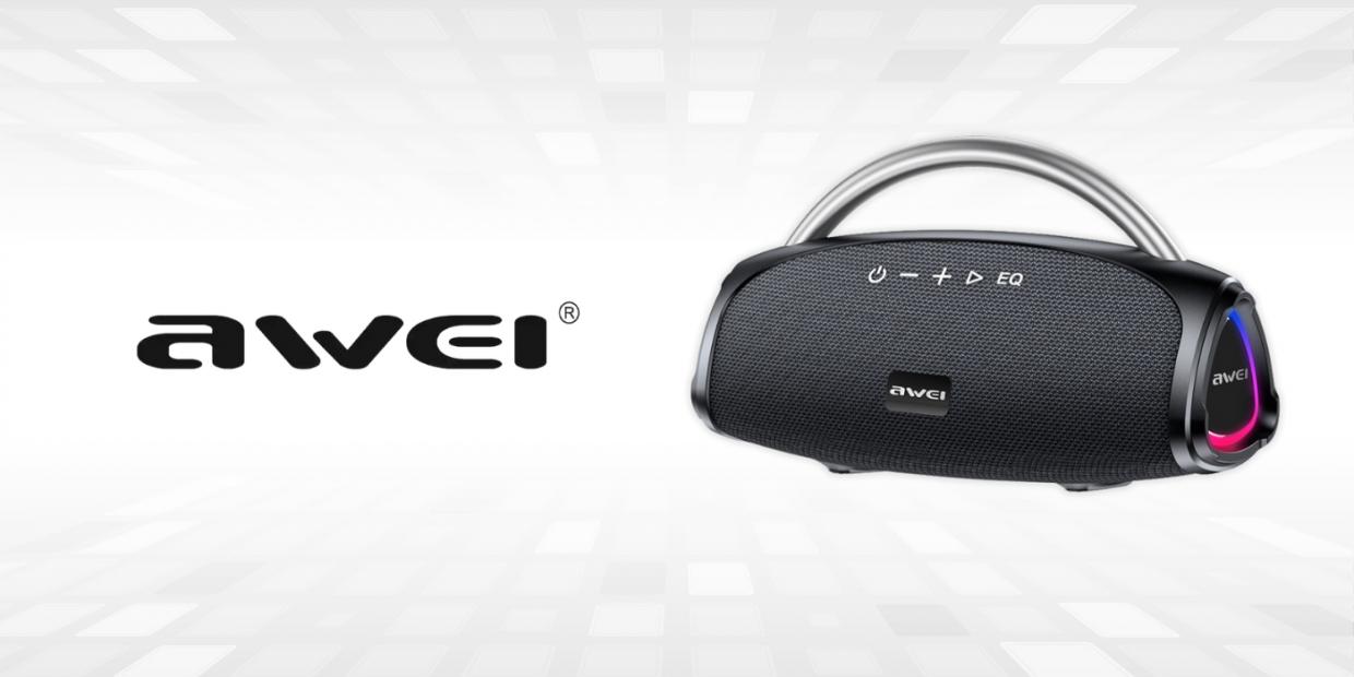 Boxa portabila AWEI KA39, Bluetooth 5.3, 8000 mAh, 100W, IPX6, USB-C, Negru 1 Lerato.ro