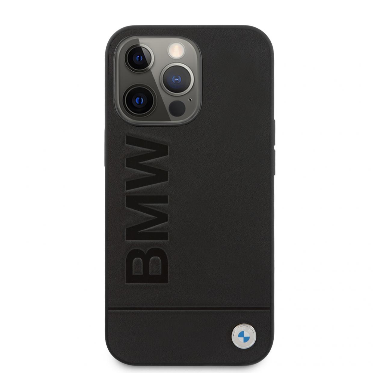 Carcasa BMW Signature Logo Imprint cu MagSafe compatibila cu iPhone 14 Pro, Negru 1 Lerato.ro