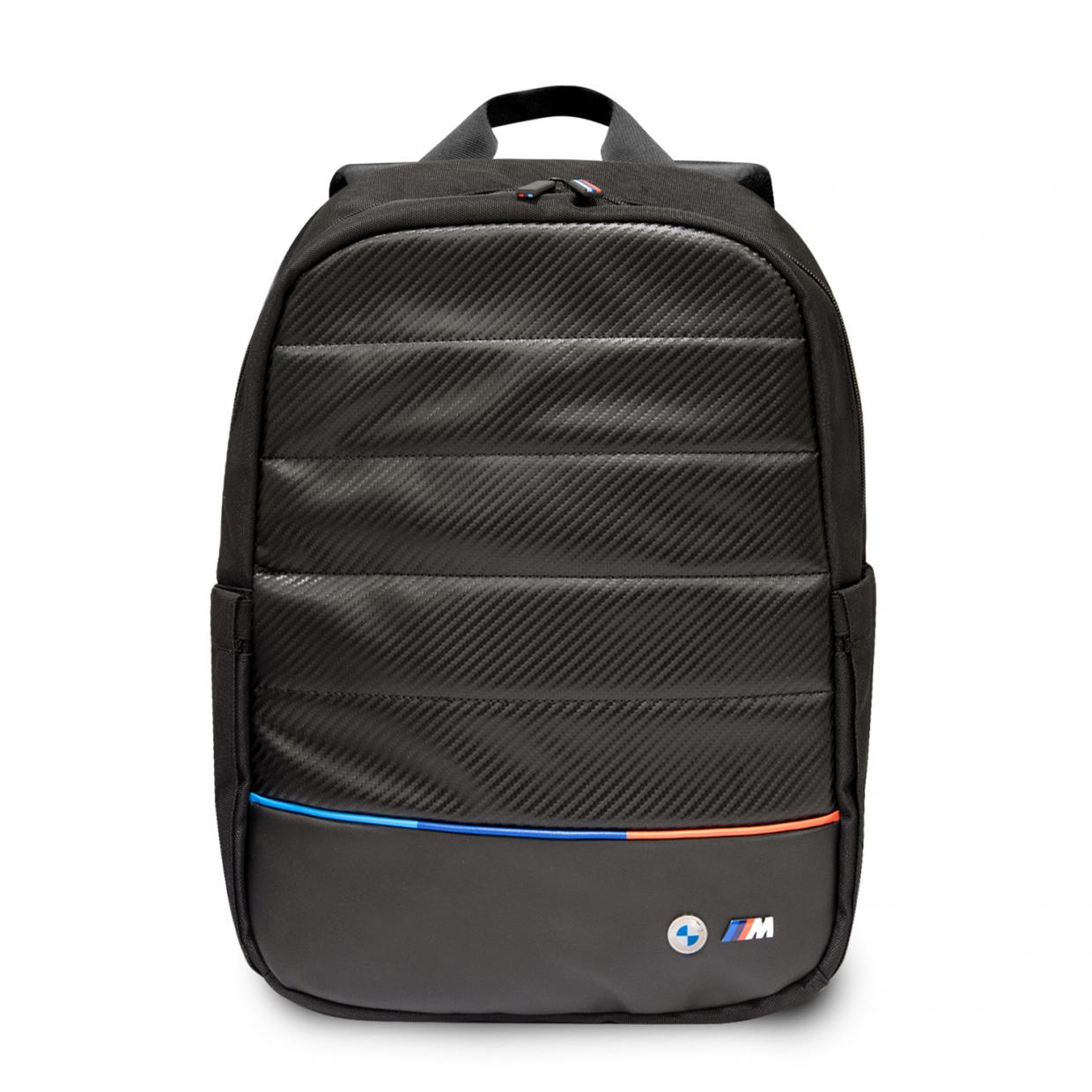 Rucsac pentru laptop waterproof BMW Carbon Tricolor, Compatibil cu laptop de 16 inch, 45 x 36 x 7 cm, Negru 1 Lerato.ro