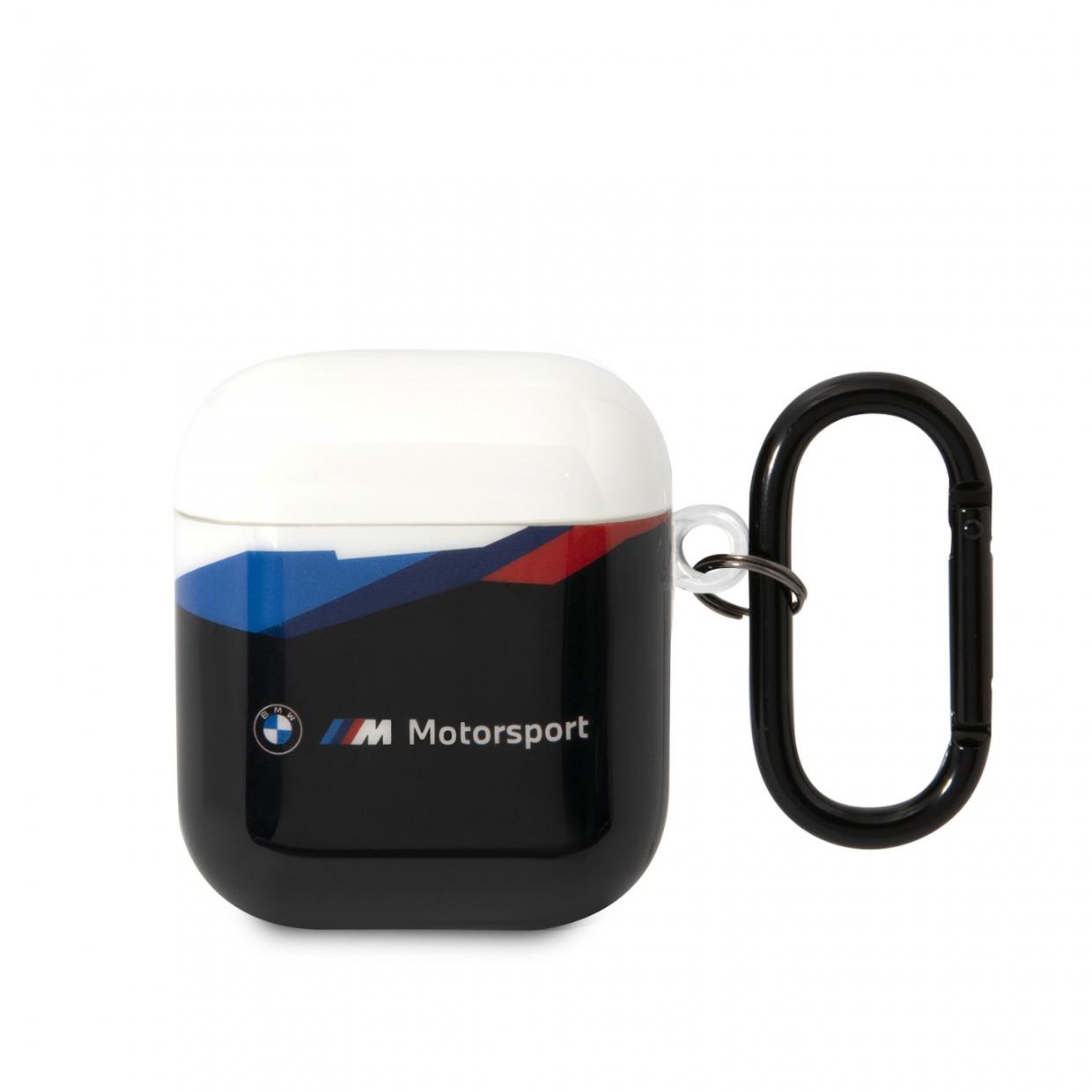 Carcasa BMW Transparent Lid compatibila cu Apple AirPods 1/2, Negru 1 Lerato.ro