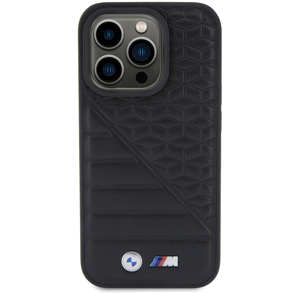 Carcasa BMW Bi Pattern compatibila cu iPhone 15 Pro Max, Negru 1 Lerato.ro