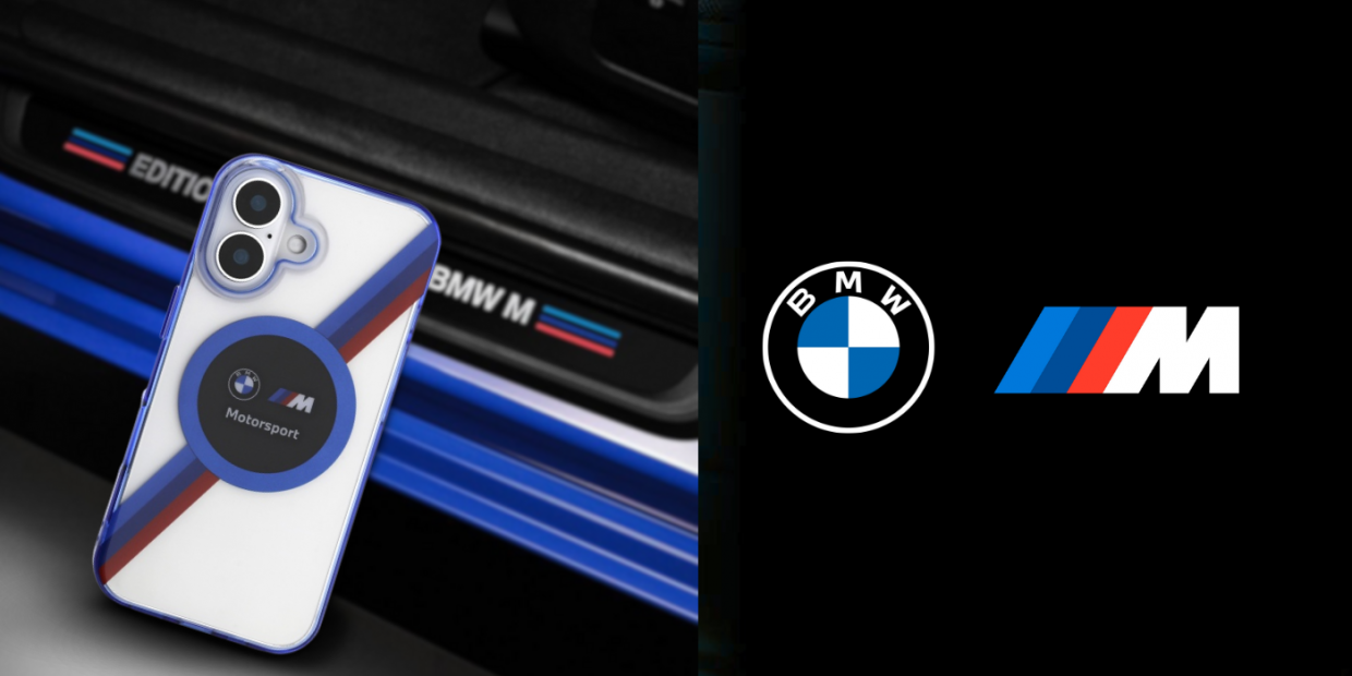 Carcasa BMW Motosport IML Circle cu MagSafe compatibila cu iPhone 16, Transparent 1 Lerato.ro