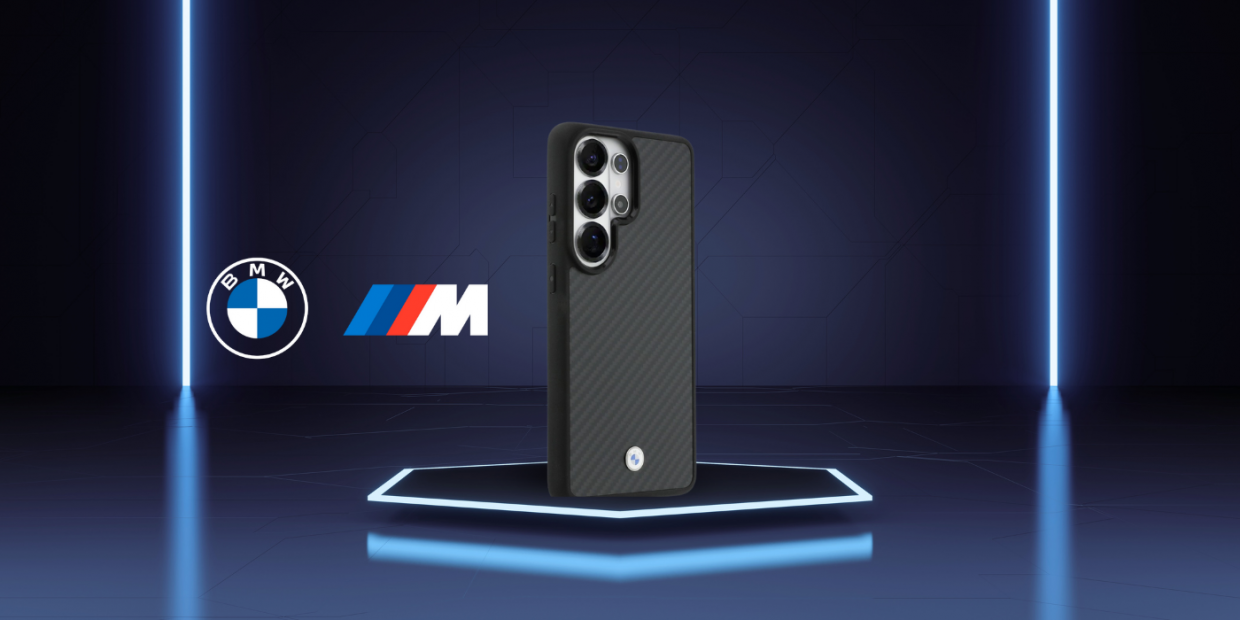 Carcasa BMW Sign Magnetic Carbon Fiber cu MagSafe compatibila cu Samsung Galaxy S26 Ultra, Negru 1 Lerato.ro