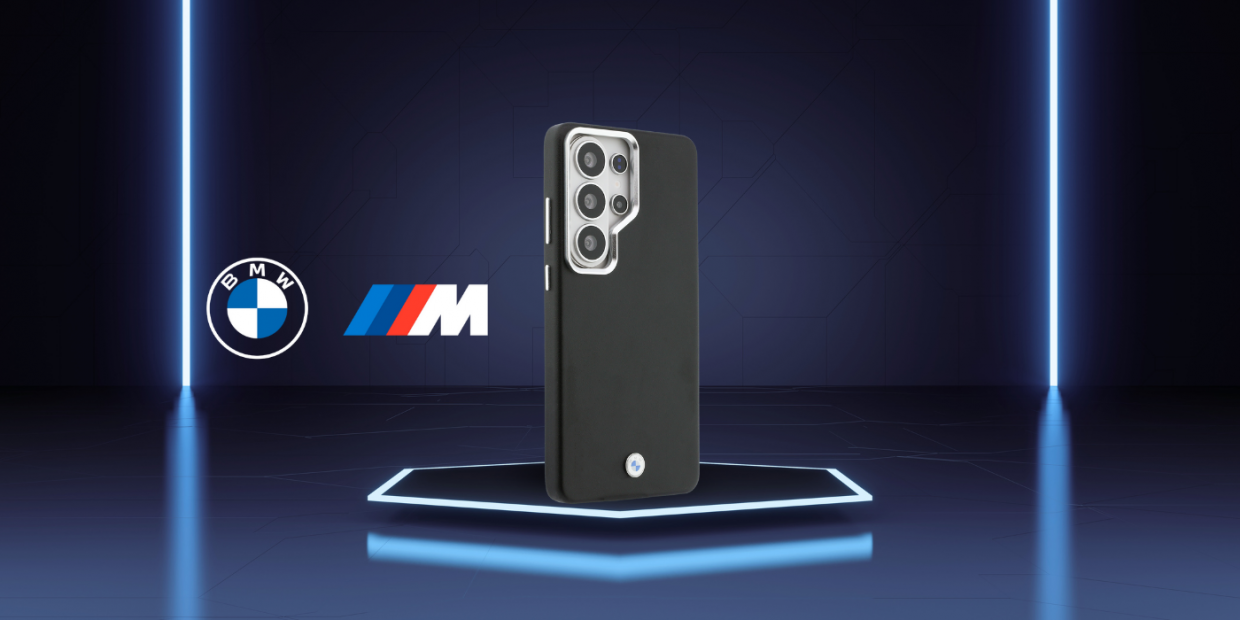 Husa BMW Sign Metal Logo cu MagSafe compatibila cu Samsung Galaxy S26 Ultra, Negru 1 Lerato.ro