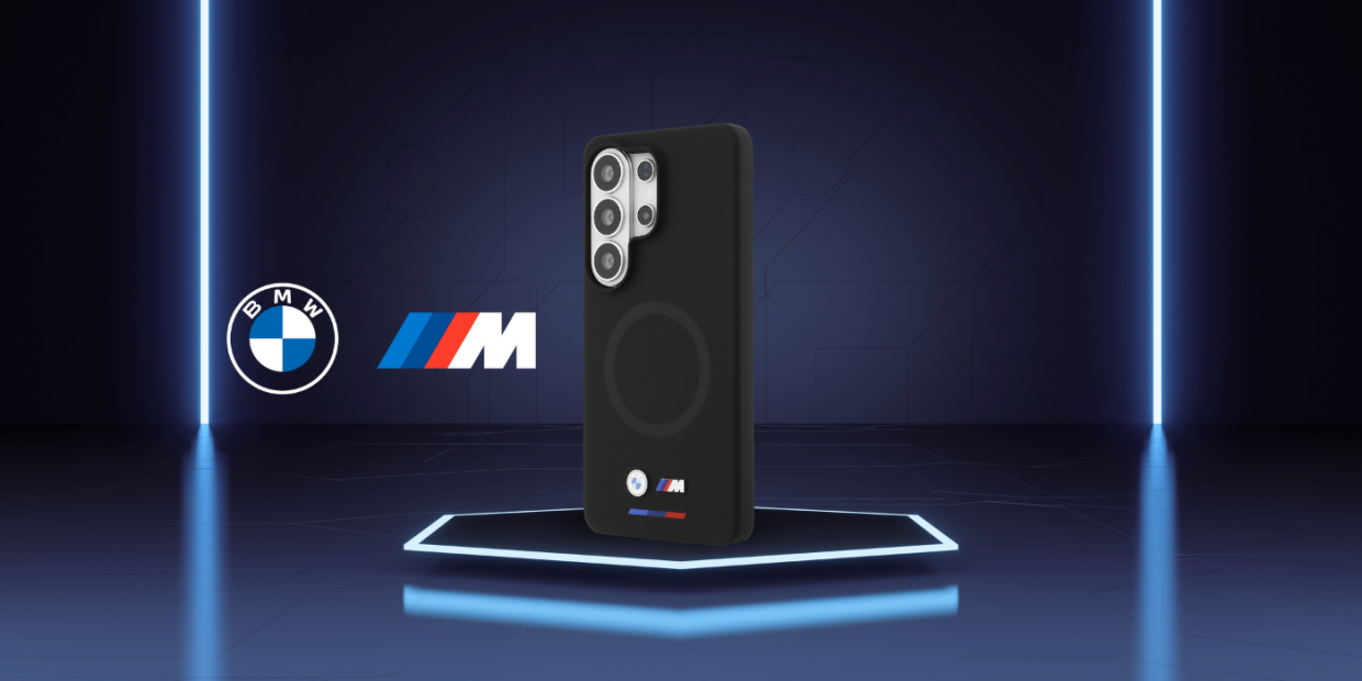 Carcasa BMW M Silicone cu MagSafe compatibila cu Samsung Galaxy S26 Ultra, Negru 1 Lerato.ro