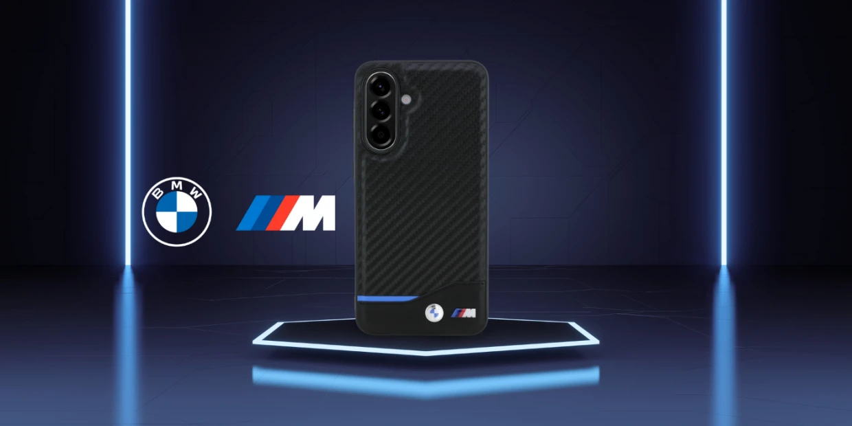 Carcasa BMW M Carbon compatibila cu Samsung Galaxy A37 5G, Negru 1 Lerato.ro