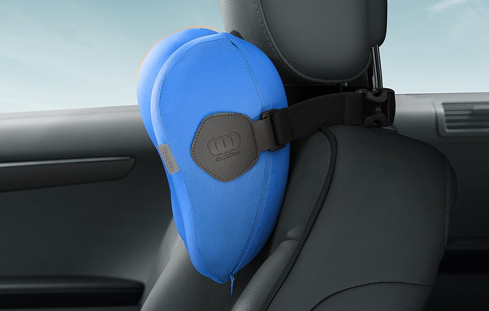 Perna auto tetiera Baseus ComfortRide, Matase, Albastru 1 Lerato.ro