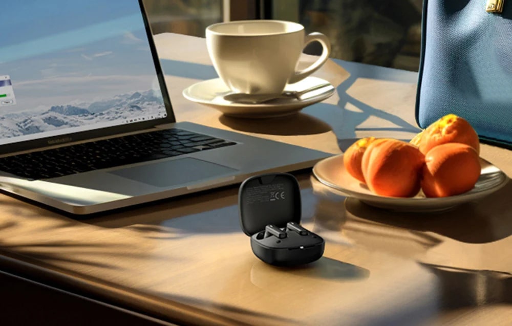 Casti bluetooth wireless Baseus Bowie E19, Bluetooth 5.3, 500 mAh, IPX5, Cablu USB-C inclus, Negru 1 Lerato.ro