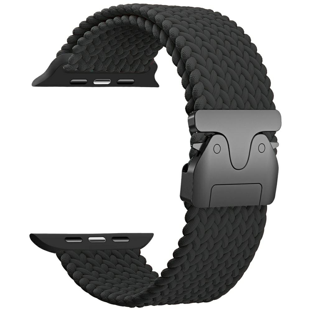Curea Beline Parachute Strap compatibila cu Apple Watch 38/40/41mm, Negru 1 Lerato.ro