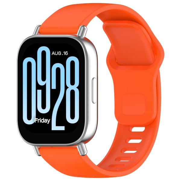 Curea Beline din silicon compatibila cu Xiaomi Redmi Watch 5, Portocaliu 1 Lerato.ro