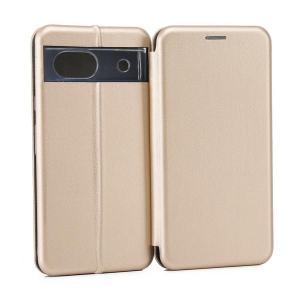 Carcasa Beline Magnetic Book compatibila cu Google Pixel 8, Gold 1 Lerato.ro