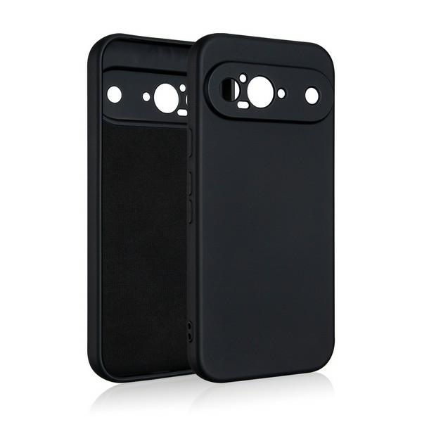 Carcasa Beline Silicone compatibila cu Google Pixel 9, Negru 1 Lerato.ro