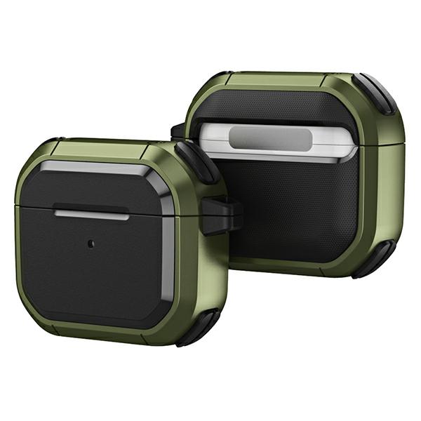 Carcasa Beline Solid Cover compatibila cu Apple AirPods 3, Verde 1 Lerato.ro