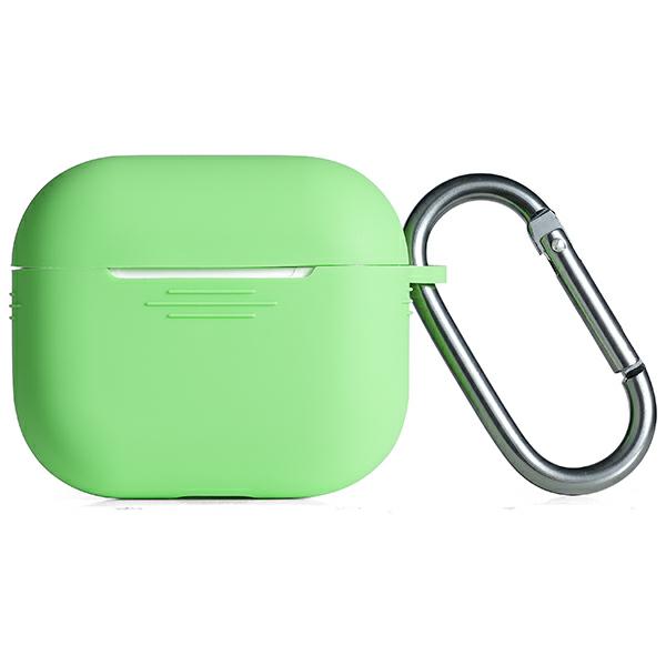 Carcasa Beline Silicone Cover compatibila cu Apple AirPods 3, Verde 1 Lerato.ro