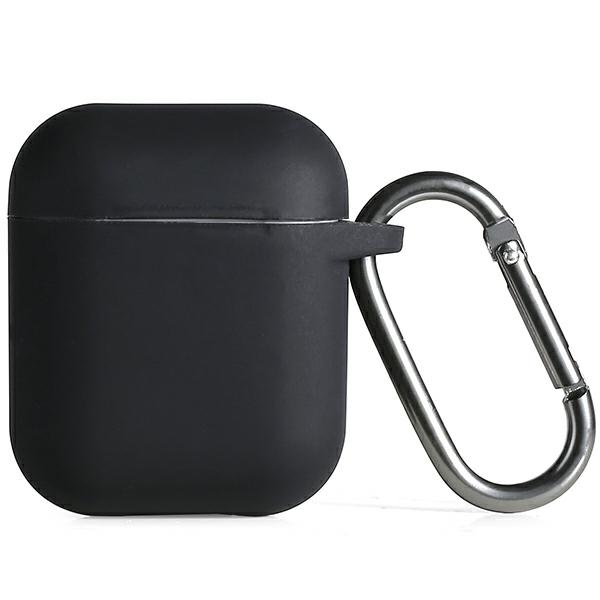 Carcasa Beline Silicone Cover compatibila cu Apple AirPods 1/2, Negru 1 Lerato.ro