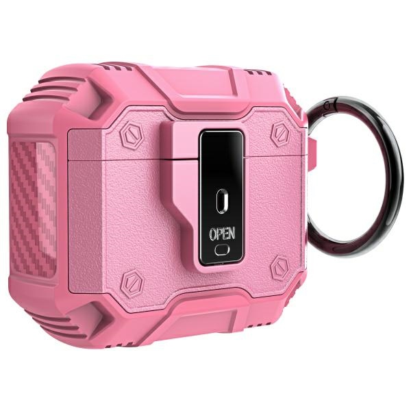 Carcasa Beline Click Cover compatibila cu Apple AirPods 4, Roz 1 Lerato.ro