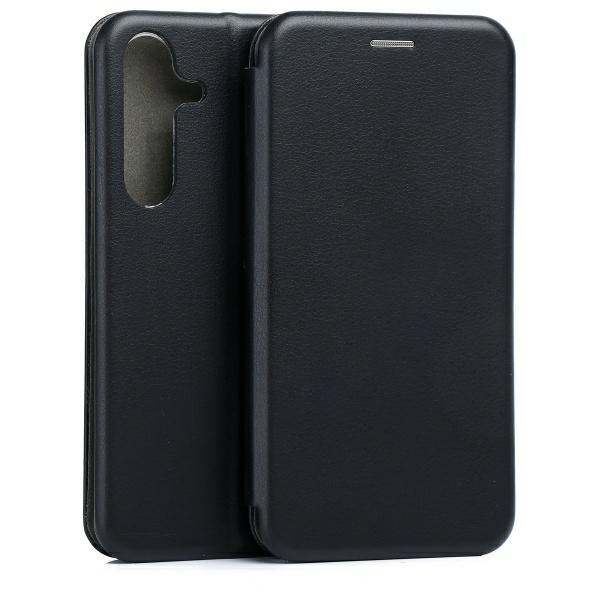 Carcasa flip cover Beline Magnetic Book compatibila cu Samsung Galaxy S25, Negru 1 Lerato.ro