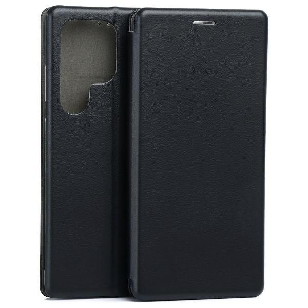 Carcasa flip cover Beline Magnetic Book compatibila cu Samsung Galaxy S25 Ultra, Negru 1 Lerato.ro