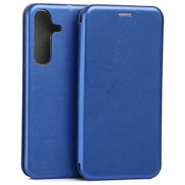 Carcasa flip cover Beline Magnetic Book compatibila cu Samsung Galaxy S25 Plus, Albastru 1 Lerato.ro