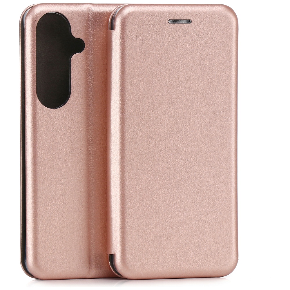 Husa flip cover Beline Magnetic Book compatibila cu Samsung Galaxy S26, Roz 1 Lerato.ro