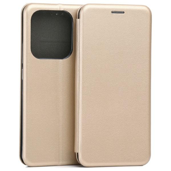 Carcasa flip cover Beline Magnetic Book compatibila cu Xiaomi Redmi Note 14 5G, Auriu 1 Lerato.ro