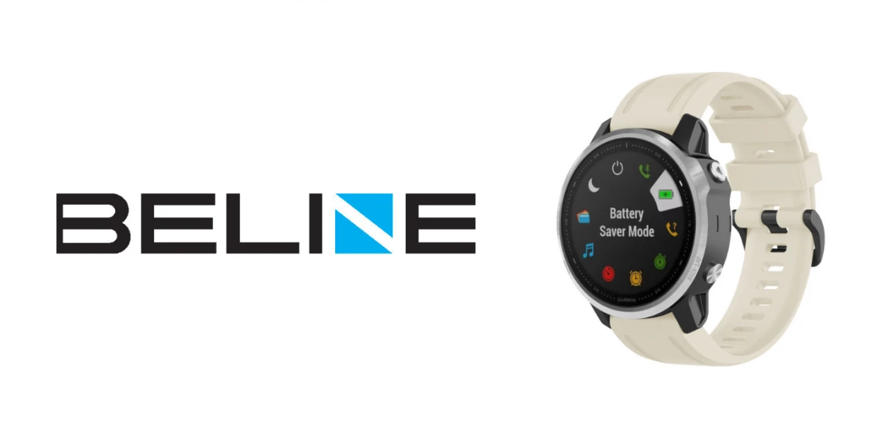 Curea din silicon Beline Watch 2 compatibila cu Garmin Fenix 8 / 7S / 6S / 5S 43mm, Starlight 1 Lerato.ro