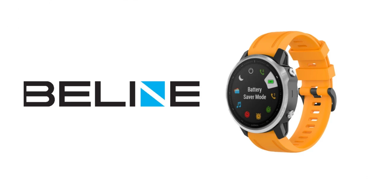 Curea din silicon Beline Watch 2 compatibila cu Garmin Fenix 8 / 7S / 6S / 5S 43mm, Portocaliu 1 Lerato.ro