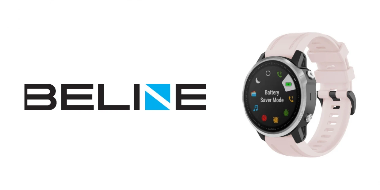 Curea din silicon Beline Watch 2 compatibila cu Garmin Fenix 8 / 7S / 6S / 5S 43mm, Roz 1 Lerato.ro