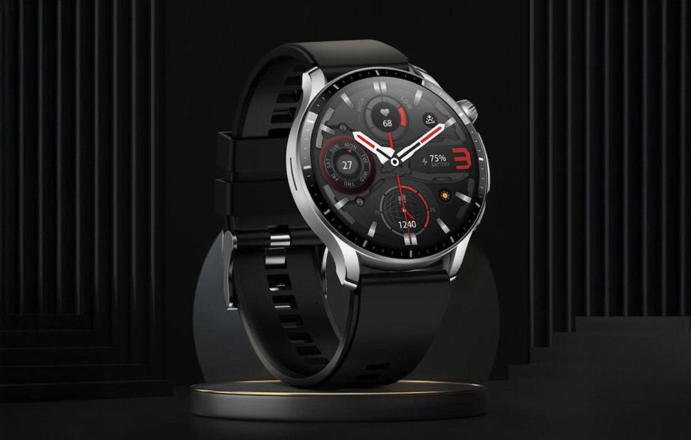 Ceas smartwatch Blitzwolf BW-EP10, 280 mAh, Bluetooth 4.2, Negru 1 Lerato.ro