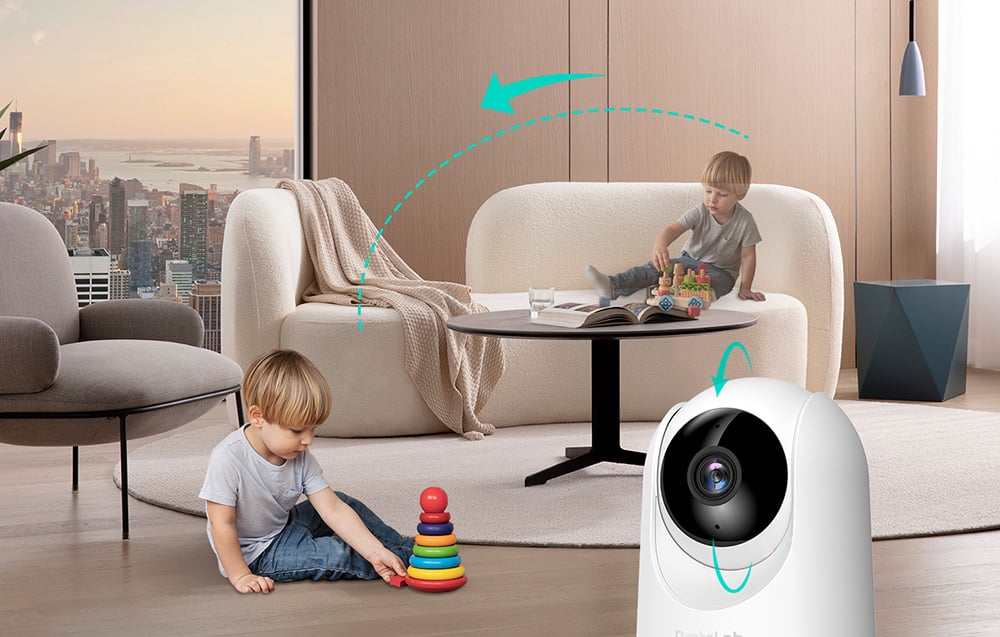 Camera de supraveghere Botslab 2 C211, Interior, 3MP, Control vocal, WiFi, Alb 1 Lerato.ro
