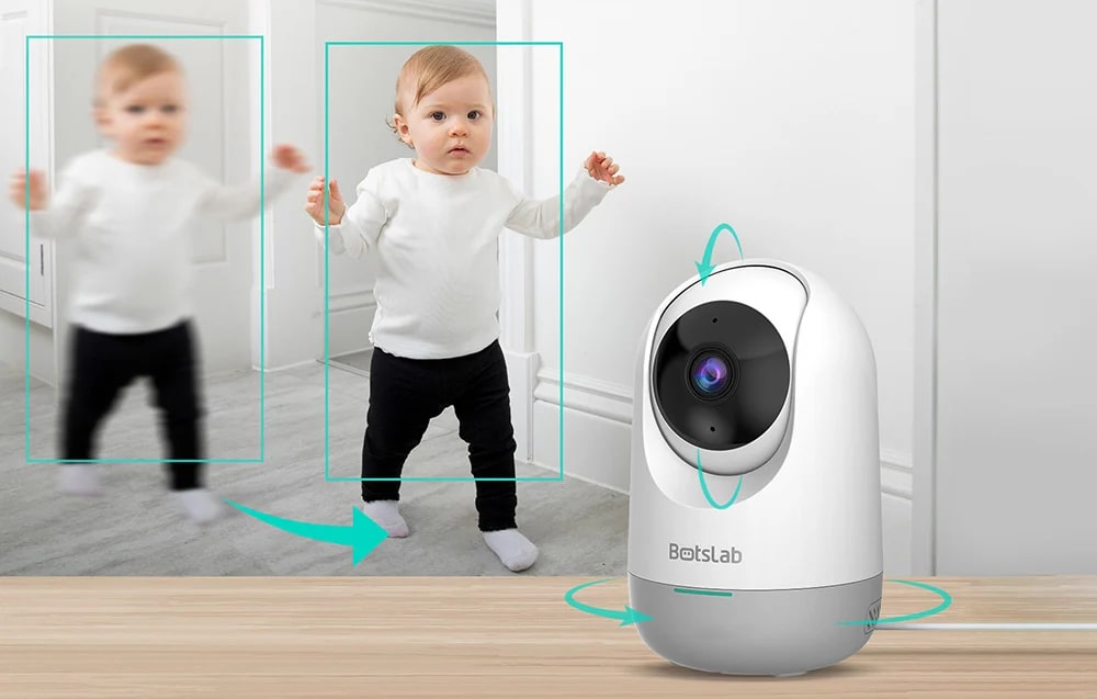 Camera de supraveghere Botslab 2E C212, Interior, 3MP, Control vocal, WiFi, Alb 1 Lerato.ro