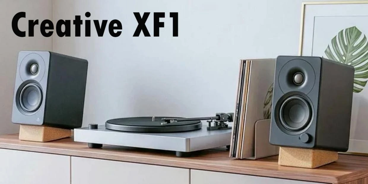 Boxe PC Creative XF1 2.0, 72W, Bluetooth 6.0, Jack 3.5mm, USB-C, Negru 1 Lerato.ro