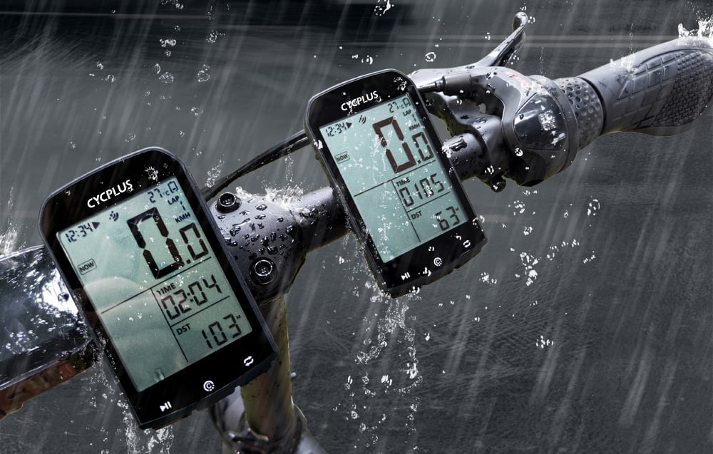 Ciclocomputer CYCPLUS M1, Ecran 2.9 inch, Bluetooth 5.0, IPX6, Negru 1 Lerato.ro