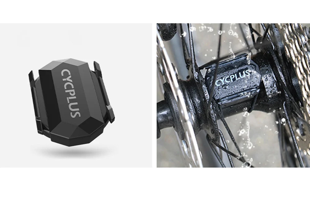 Senzor de viteza si cadenta pentru ciclisti CYCPLUS C3, Bluetooth 5.0, IP67, Negru 1 Lerato.ro