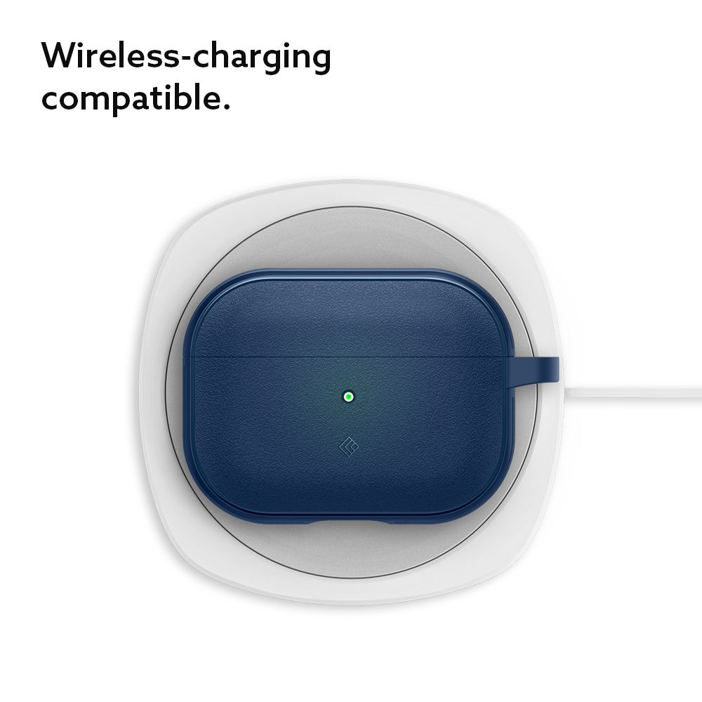 Carcasa Caseology Vault compatibila cu Apple AirPods Pro / Pro 2 Navy Blue 1 Lerato.ro