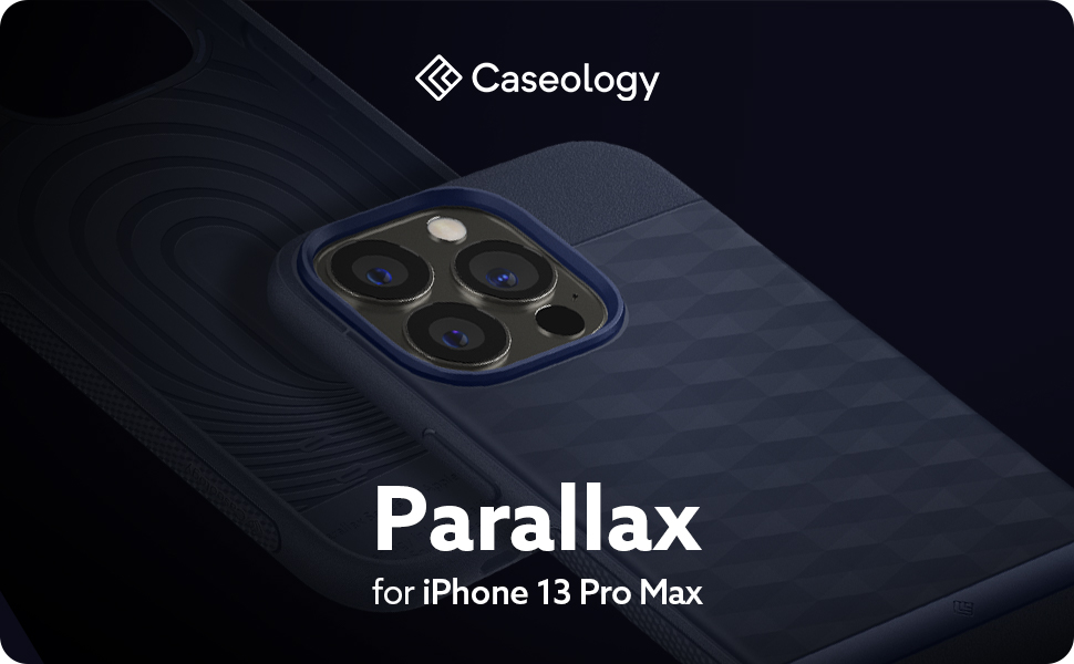 Carcasa Caseology Parallax compatibila cu iPhone 13 Pro Max Blue 1 Lerato.ro